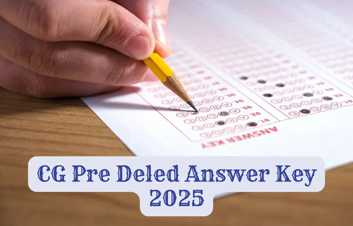 CG Pre Deled Answer Key 2025, Download Link Soon
